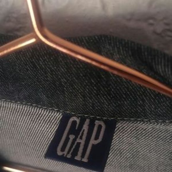 GAP Denim Jean Jacket with 3/4 Sleeves Front Button Closure - Picture 2 of 7